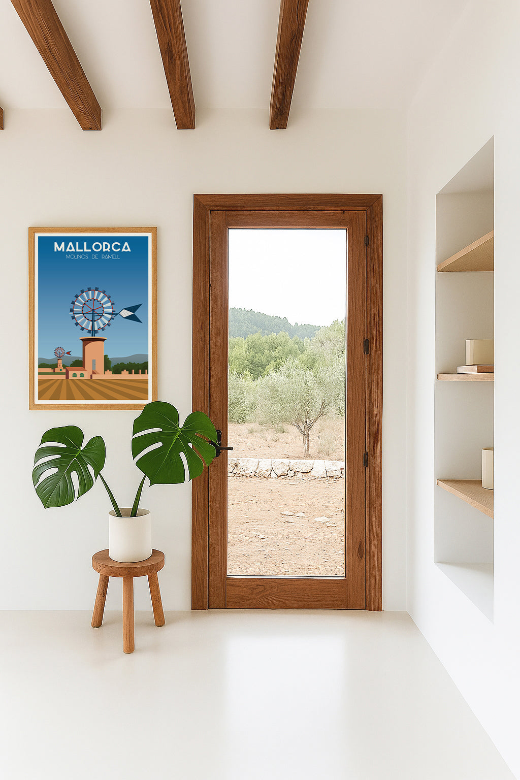 Poster and prints of the Mills of Ramell, Mallorca