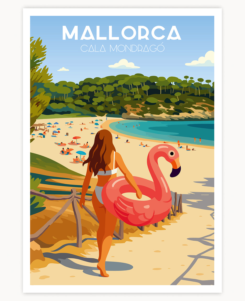 Póster y láminas de Cala Mondragó, Mallorca