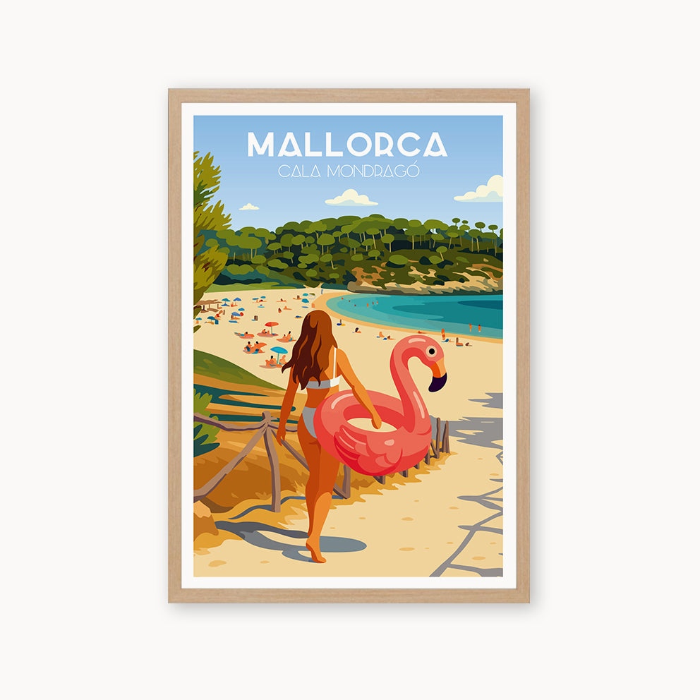 Póster y láminas de Cala Mondragó, Mallorca