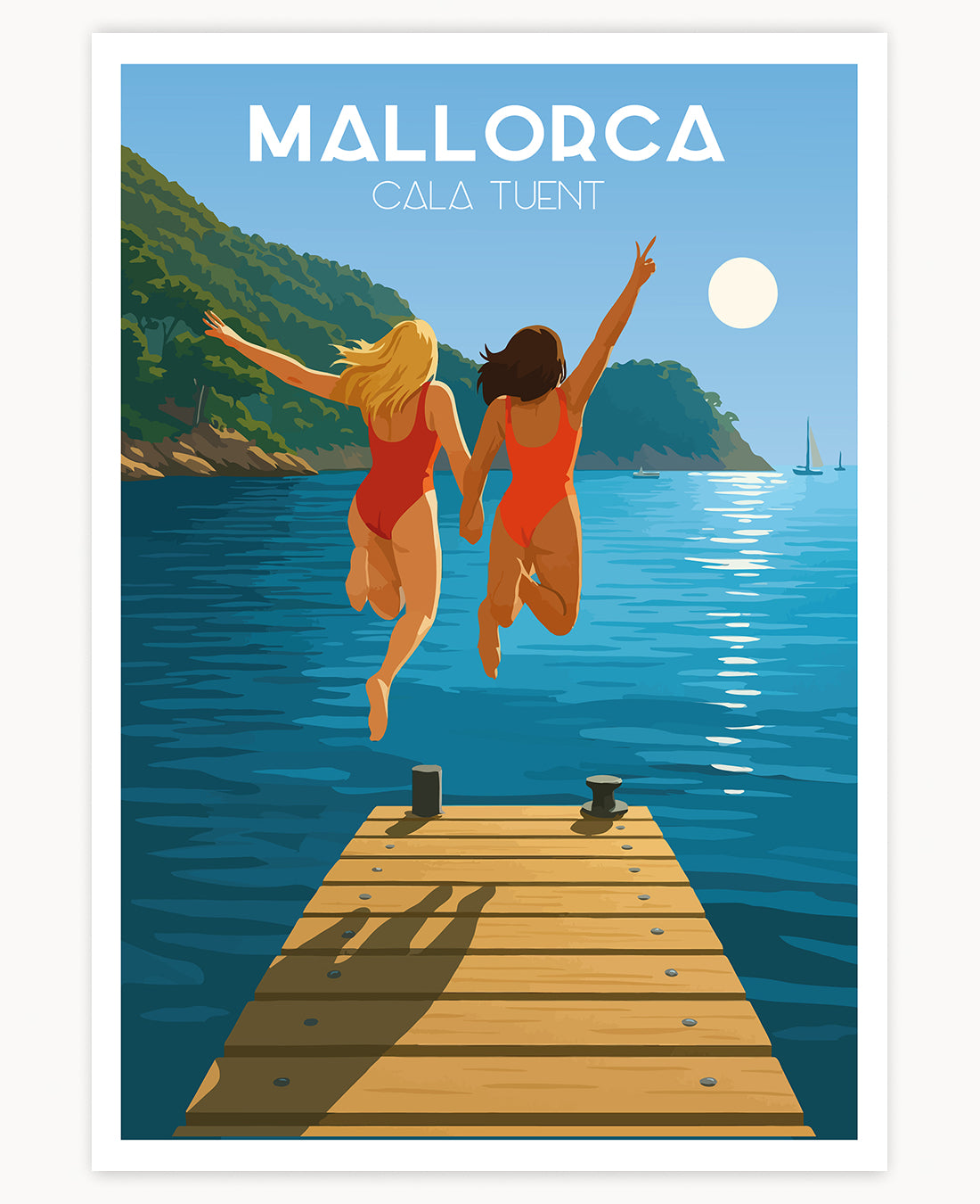 Póster y láminas de Cala Tuent, Mallorca