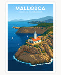 Poster und Drucke des Leuchtturms von Capdepera, Mallorca