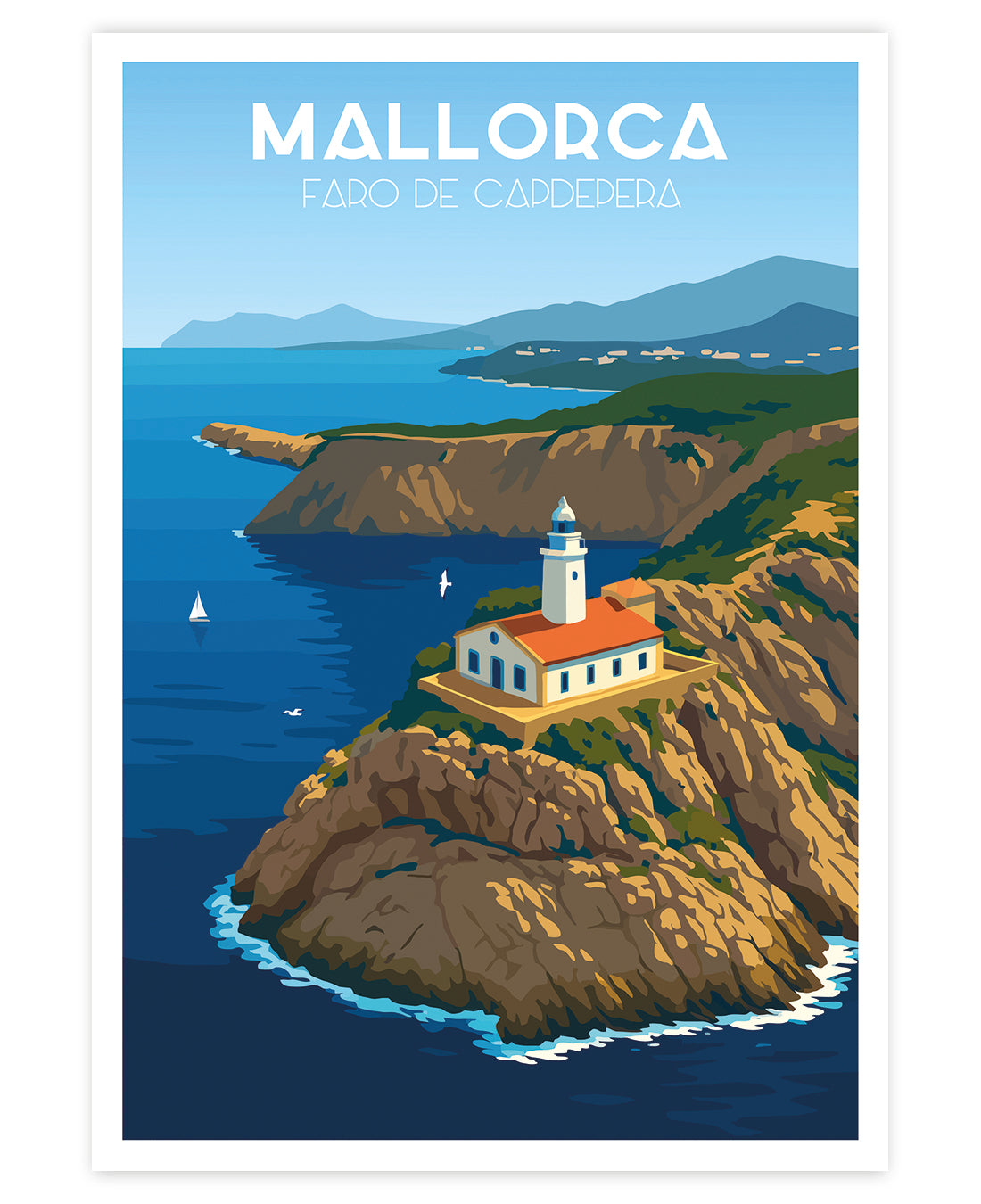 Póster y láminas del Faro de Capdepera