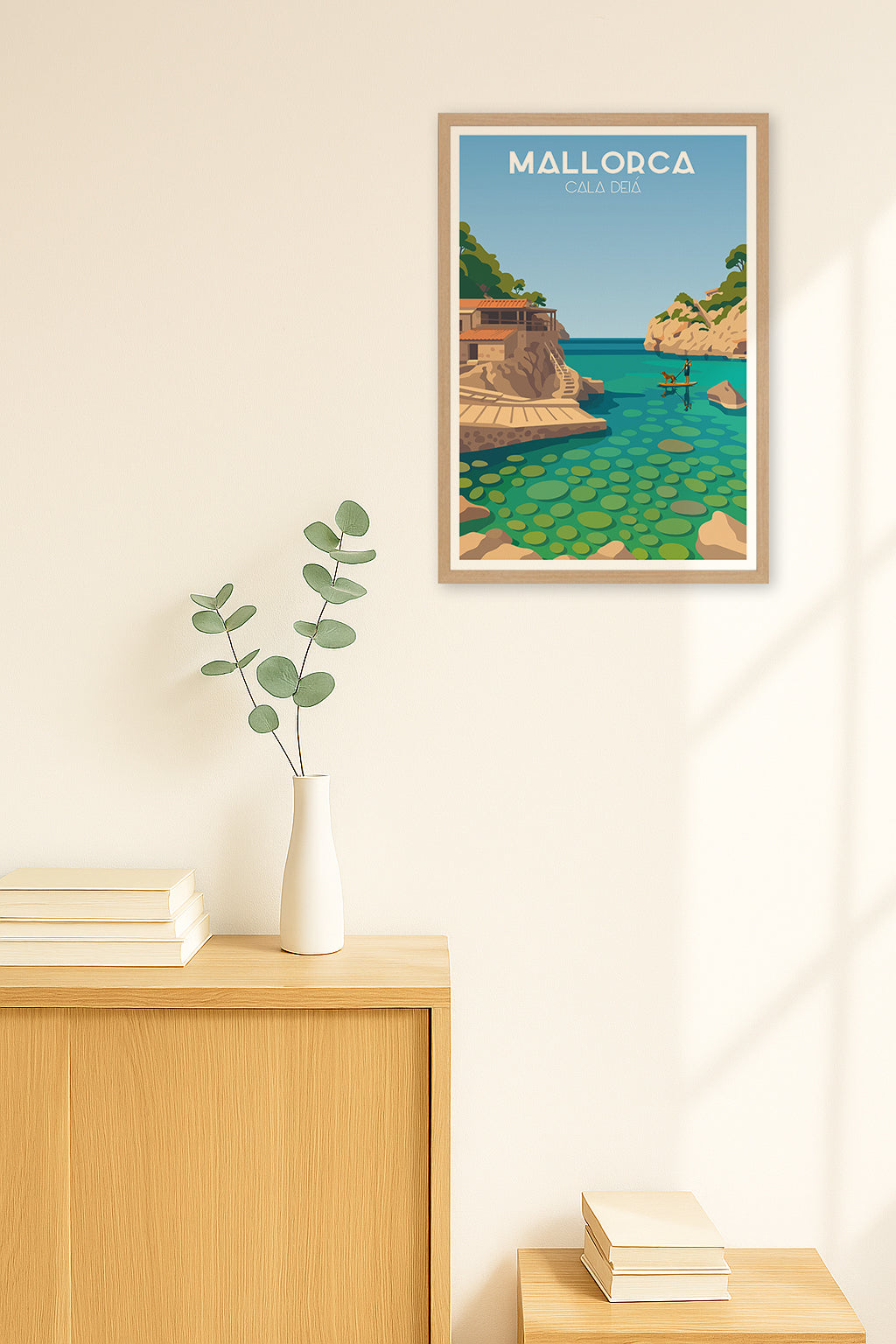 Poster and prints of Cala Deiá, Mallorca