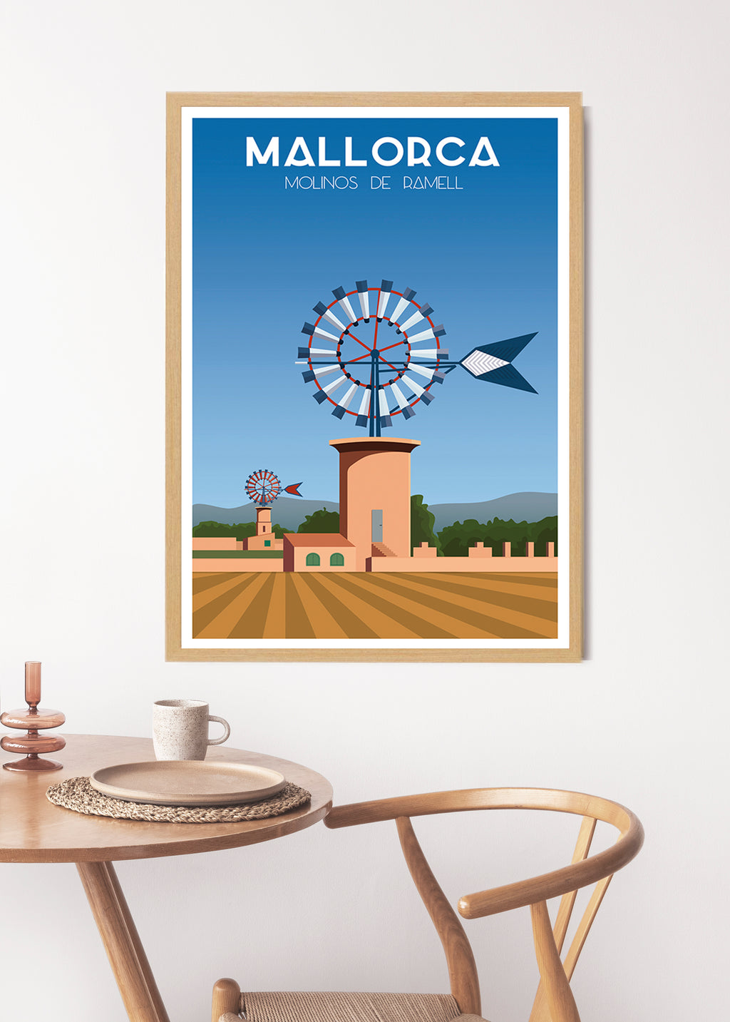 Poster und Drucke der Mühlen von Ramell, Mallorca