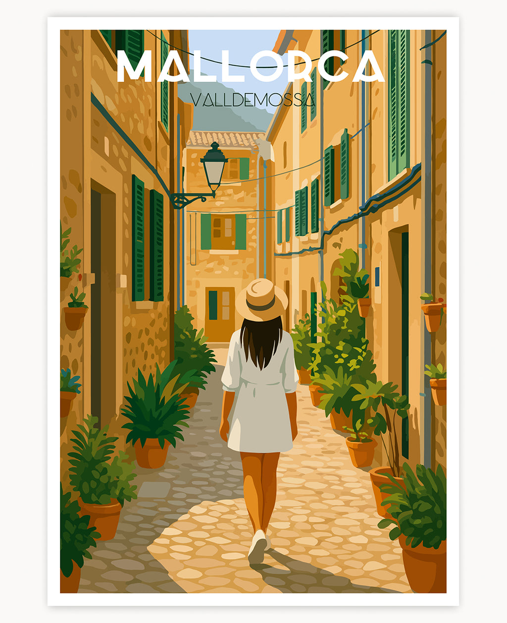 Póster y láminas de Paseo por Valldemossa, Mallorca