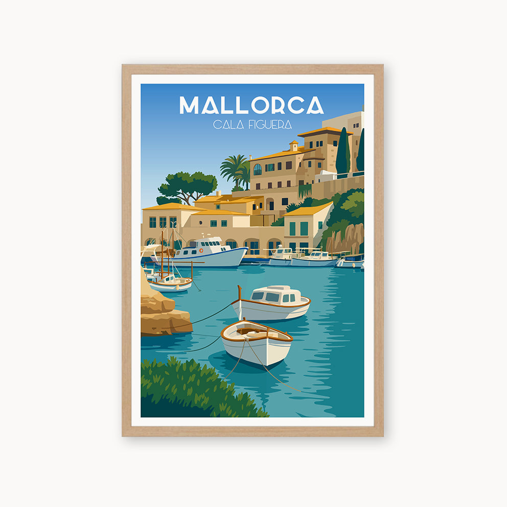 Póster y láminas de Cala Figuera, Mallorca