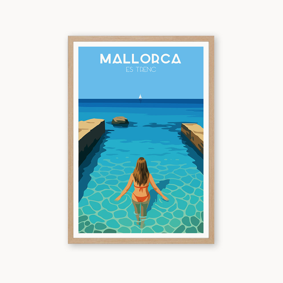 Poster und Drucke von Es Trenc, Mallorca