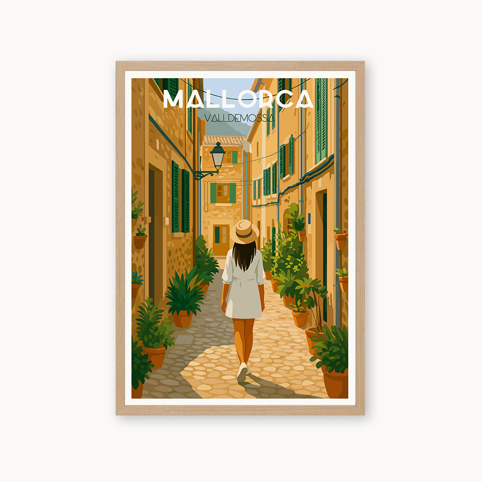 Póster y láminas de Paseo por Valldemossa, Mallorca