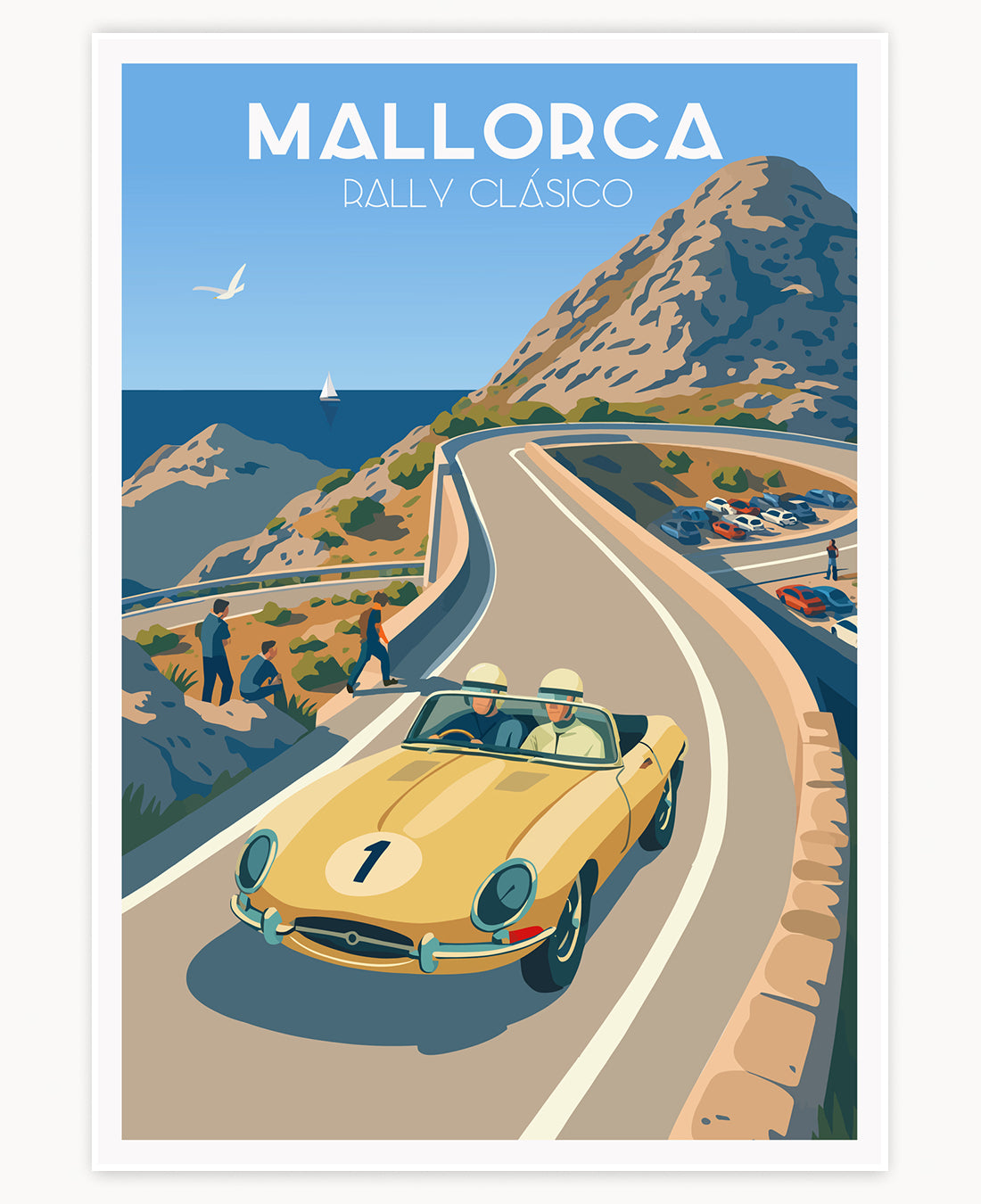 Posters and prints of the Puerto Portals Rally, Mallorca