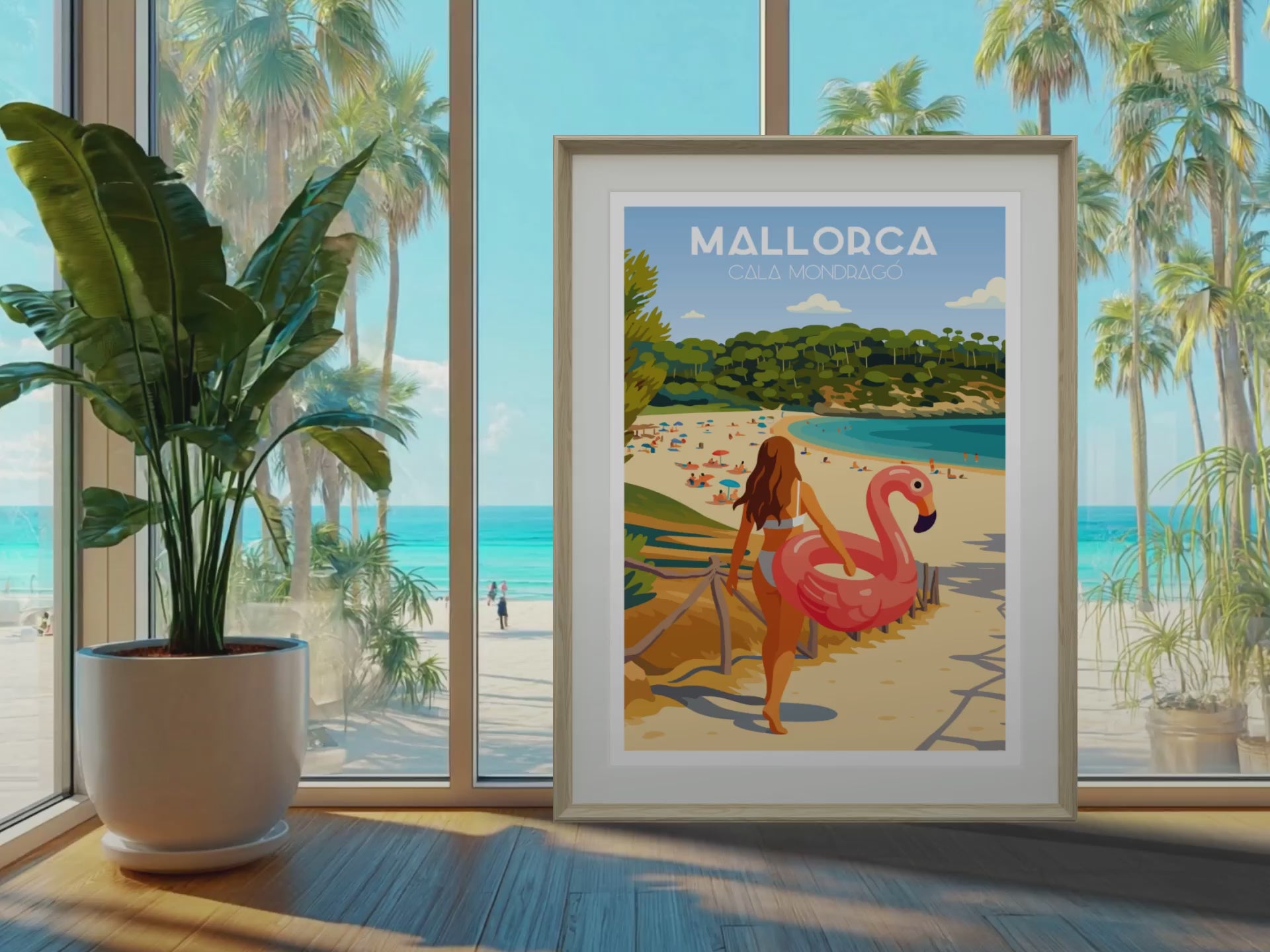 Póster y láminas de Cala Mondragó, Mallorca