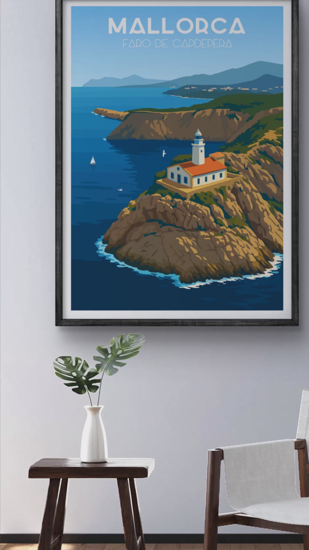 Poster und Drucke des Leuchtturms von Capdepera, Mallorca