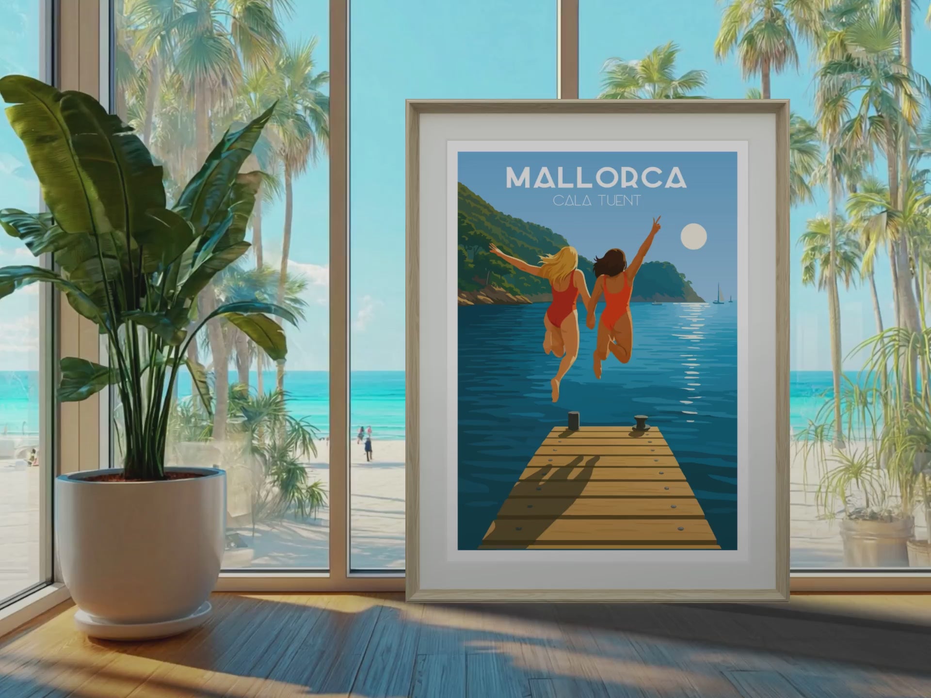 Póster y láminas de Cala Tuent, Mallorca